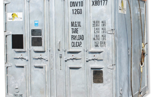 DNV 8′ x 10′ Open Top Container