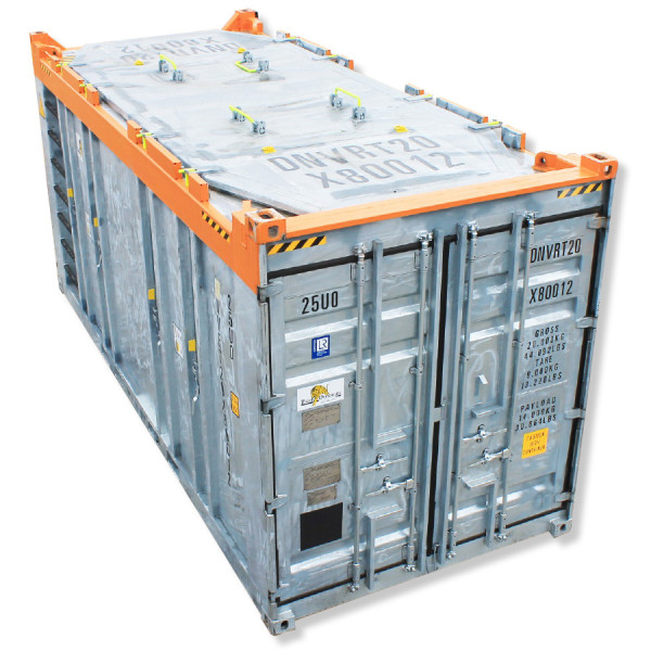 8X20 Container with Removable Top DNV 2.7-1