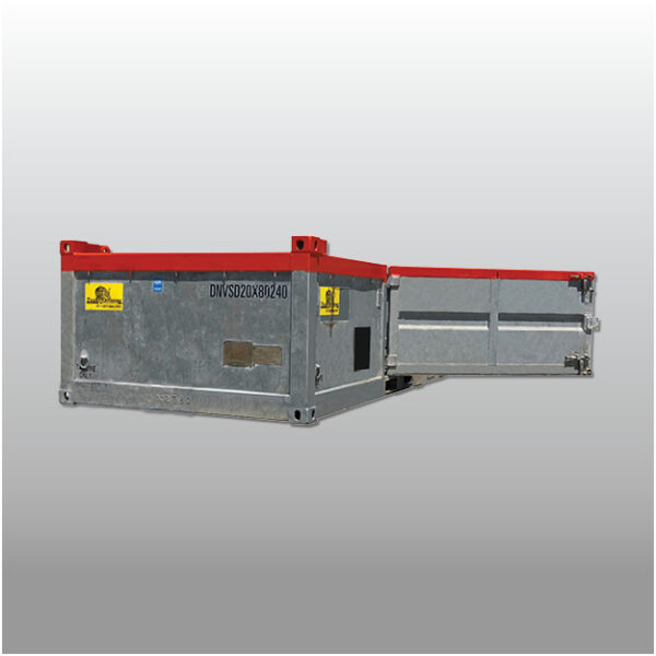 DNV 8’ X 20’ HALF-HEIGHT BASKET W/SIDE DOOR