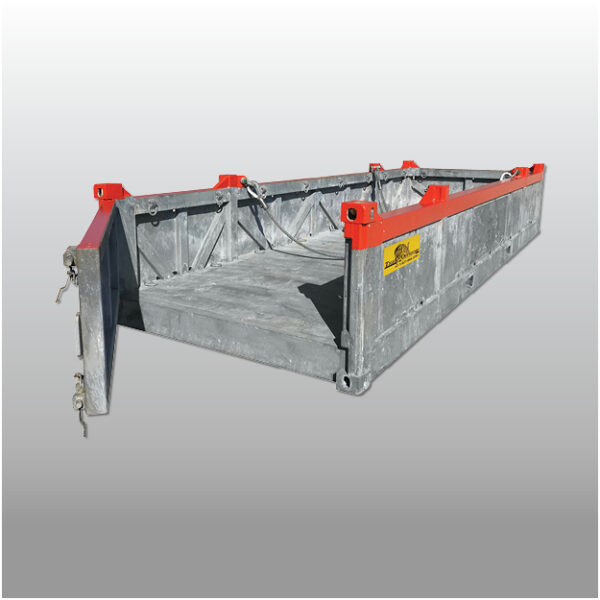 DNV 8’ X 25’ HALF-HEIGHT BASKET WITH DOOR