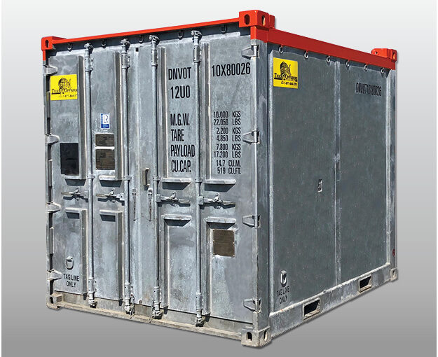 DNV 8′ x 10′ Open Top Container