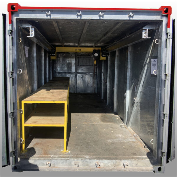 DNV 8x20 Job Box with Overhead 1 Ton Crane-1