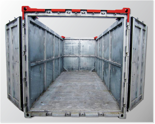 DNV 8' x 20' Open Top Offshore Container