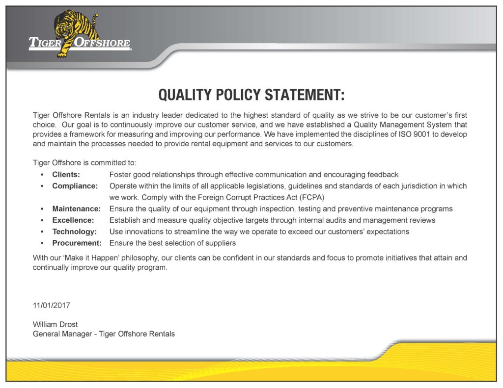 Quality-Policy