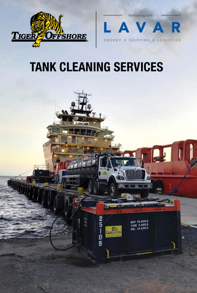 Tank Cleaning Tiger Offshore and LAVAR 4-Fold Brochure