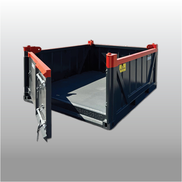 DNV 8' x 10' Half-Height Basket wFront Door